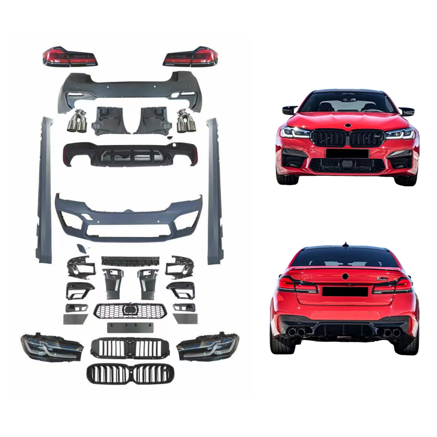 G30 LCI M5 Full Set Bodykit For G30/18-20 MTP-G30-082 for BMW
