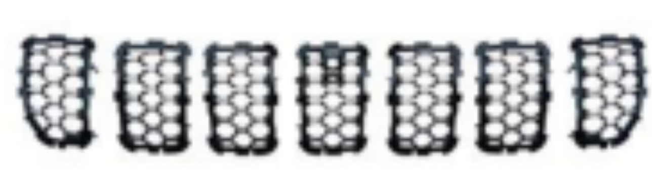 Grille JP0210070i for 吉普 Jeep