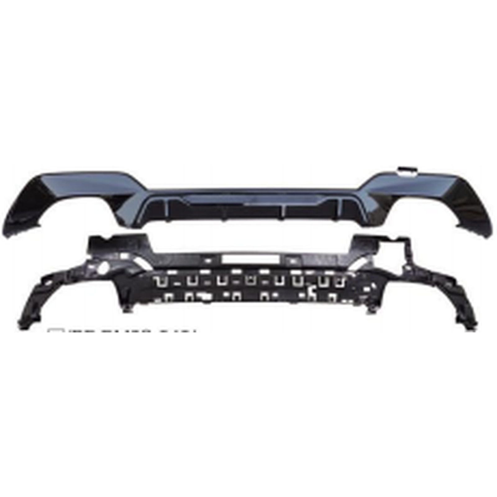 MP Competition Rear Diffuser/For M-Tech 340i/Gloss Black/口——口 MTP-G20-012 for BMW