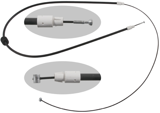 Hood release cable BC1332060 for 梅赛德斯-奔驰 Mercedes-Benz