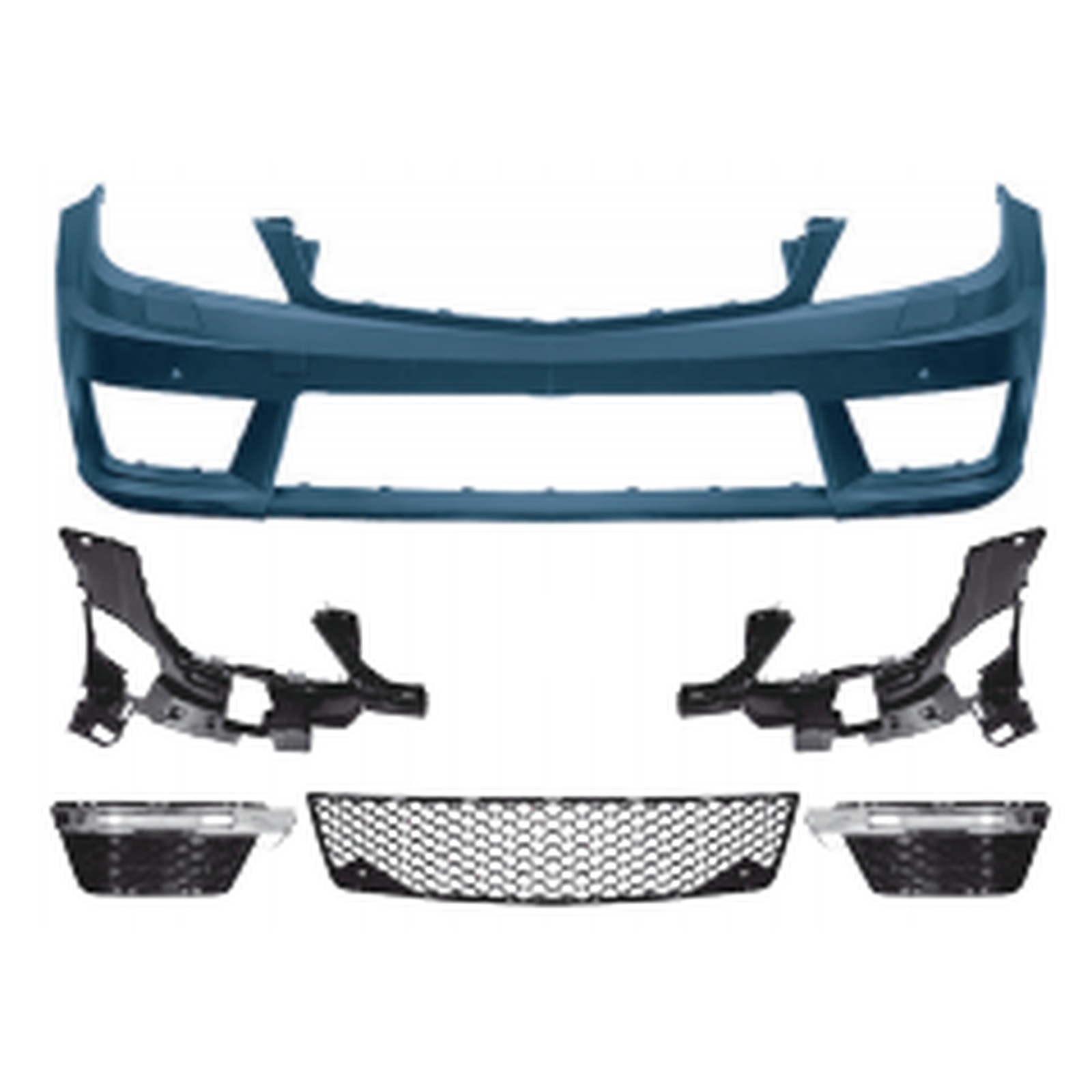 C63 Front Bumper Assy With Daytime running light MTP-W204-003 for BENZ