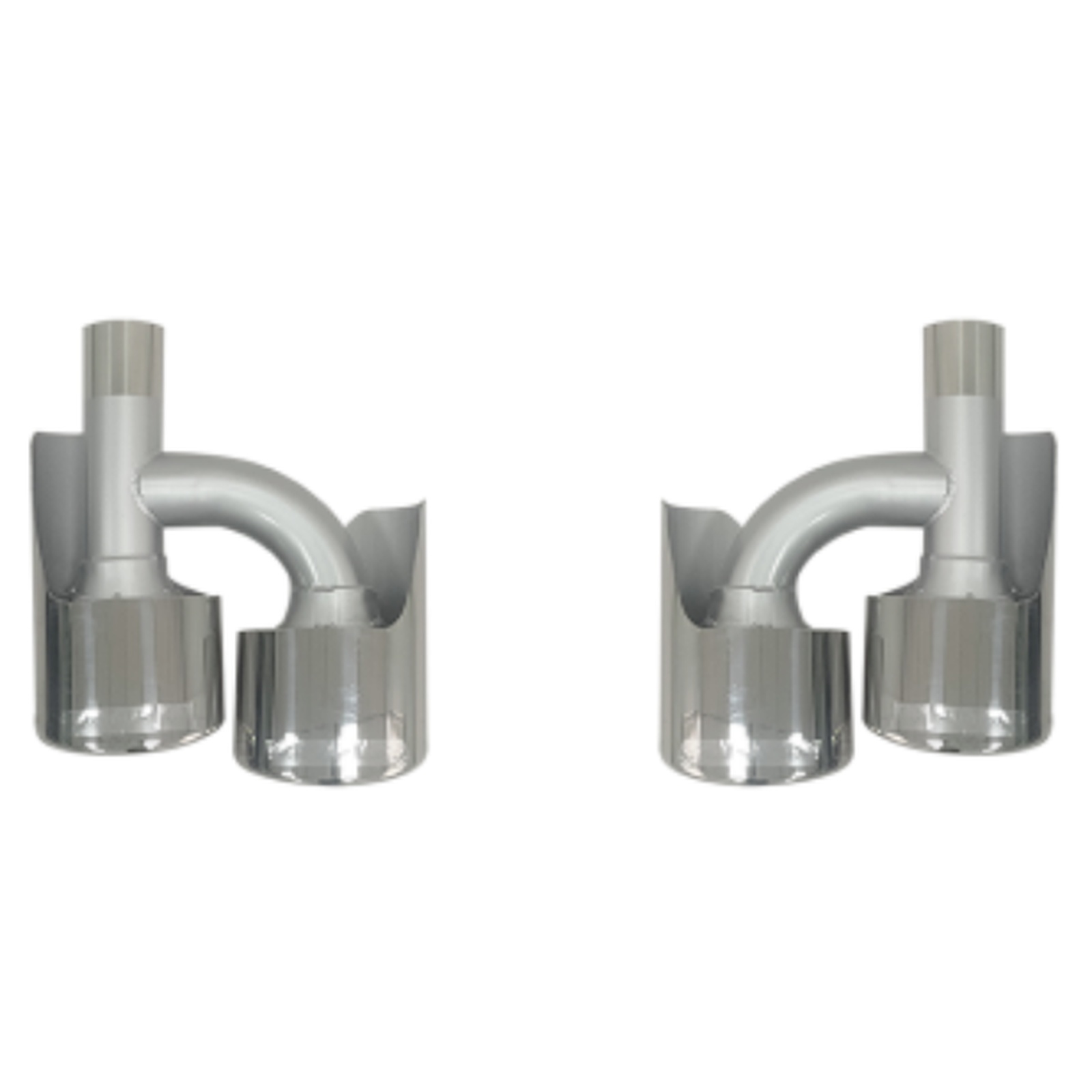C63 Exhaust Pips H Style MTP-W204-008 for BENZ