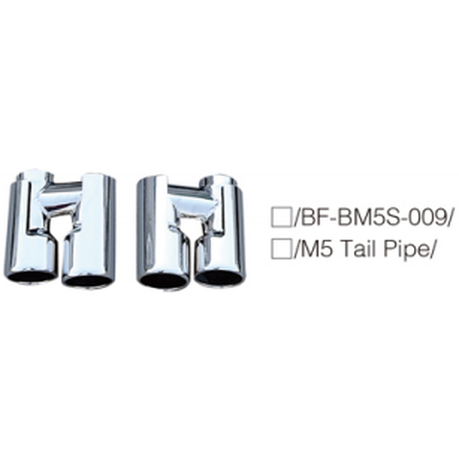 M5 Tail Pipe MTP-F10-040 for BMW