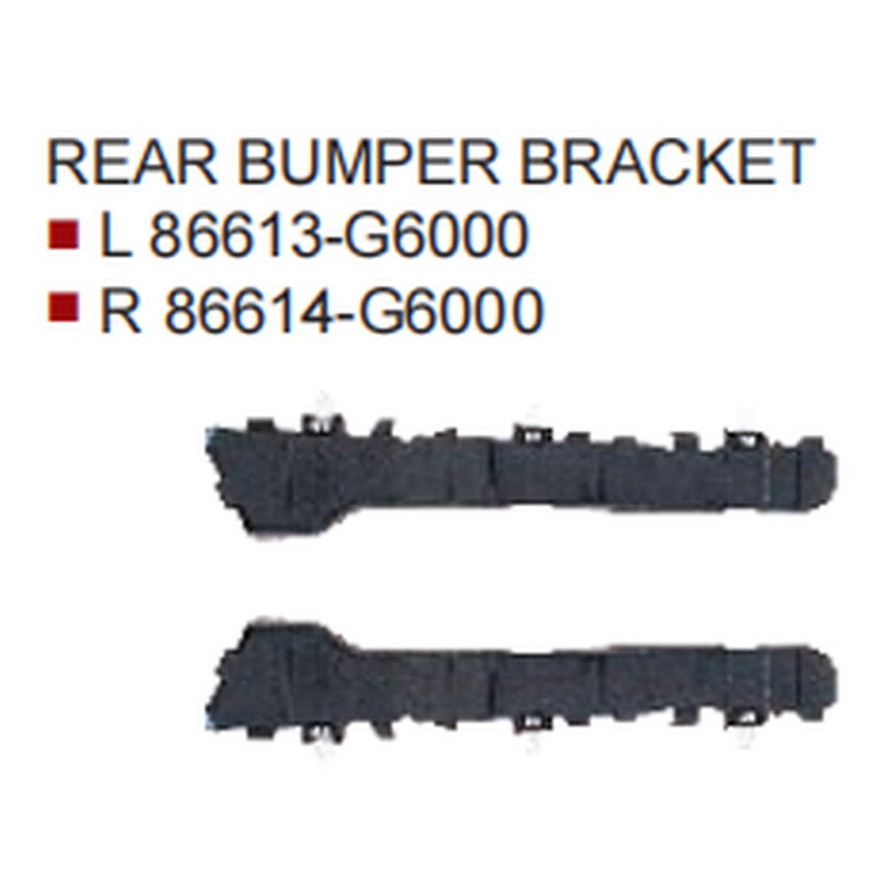 Bracket,Rear Bumper KA0410202 for 起亚 Kia