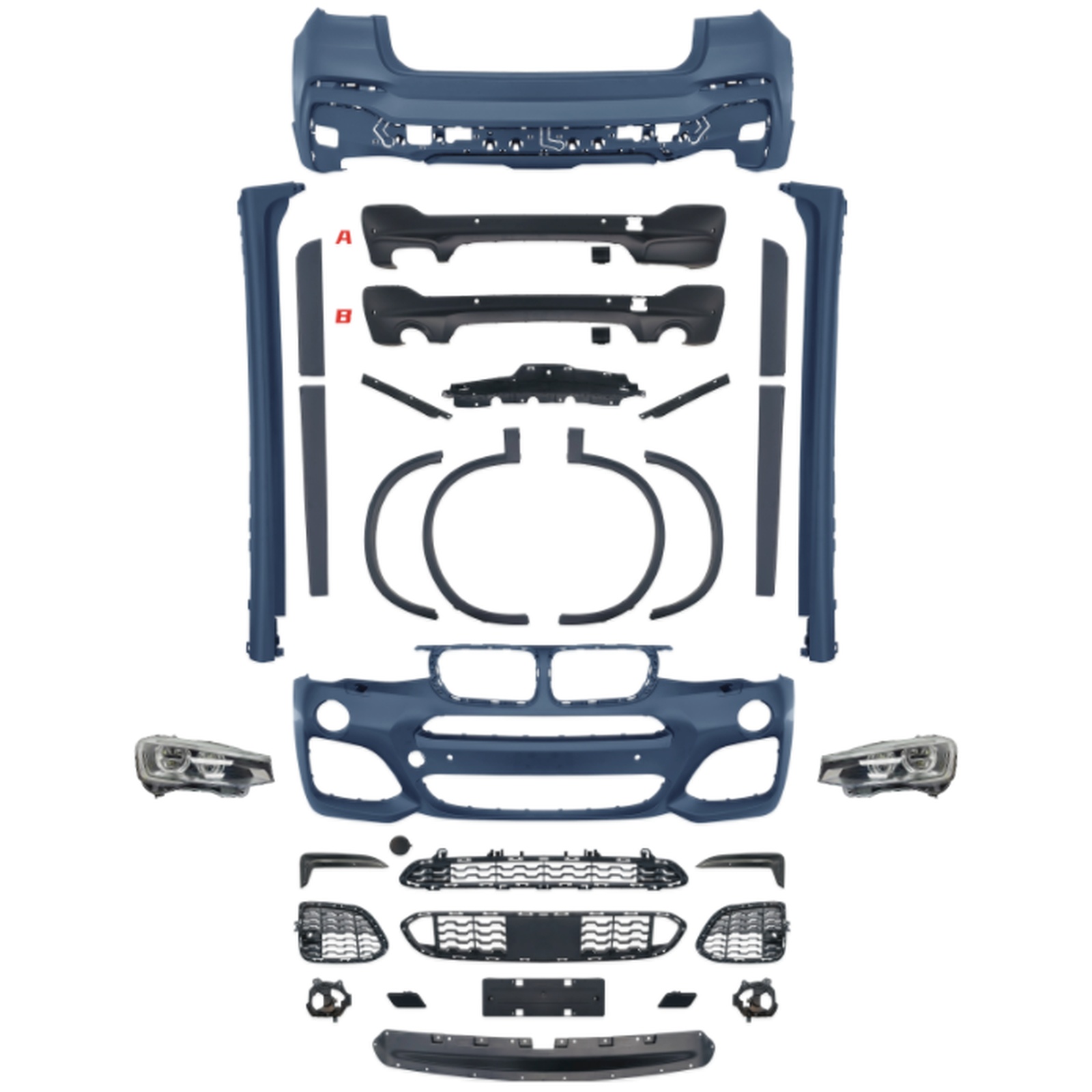 M-Tech Old To New Bodykits MTP-F26-001 for BMW