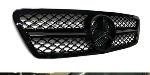 W203 glass black grill MTP-BZG-080-1 for BENZ