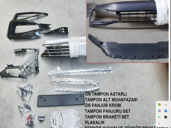 Bumper set complete VG0741220 for 大众 Volkswagen