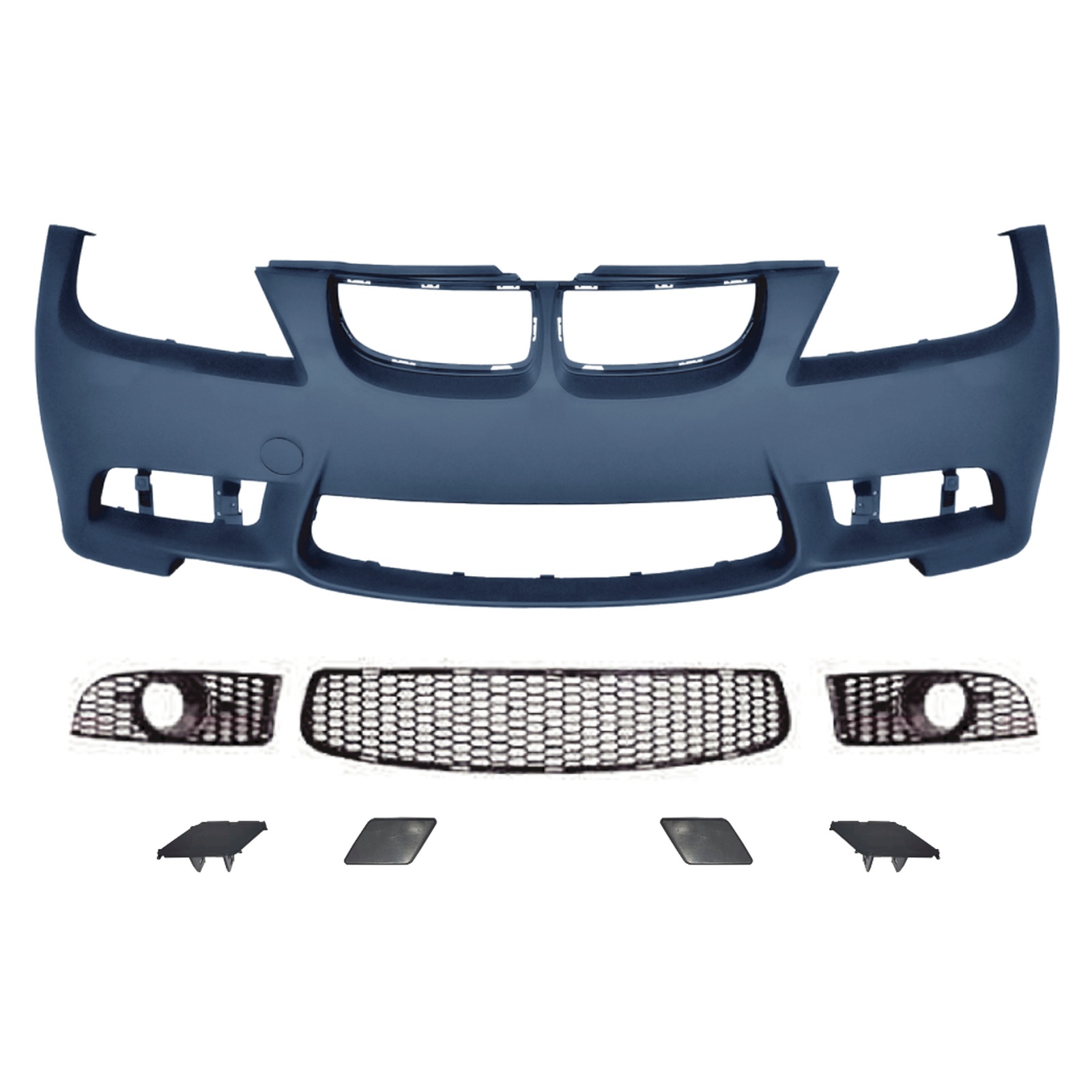 E90 M3 Front Bumper Assy With fog lamp hole MTP-E90-002 for BMW