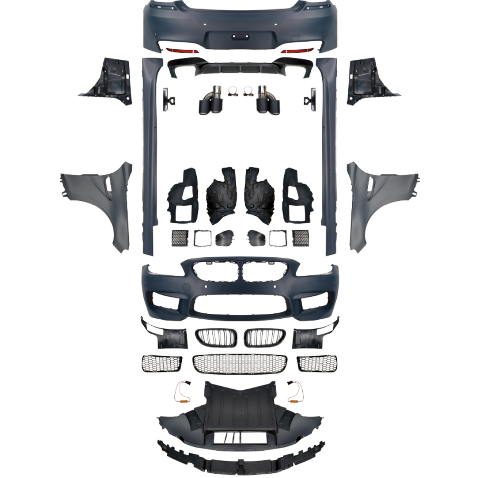 F06/F12/F13 Changed For M6 Body Bumper Assy (2011-2018) MTP-F06-001 for BMW