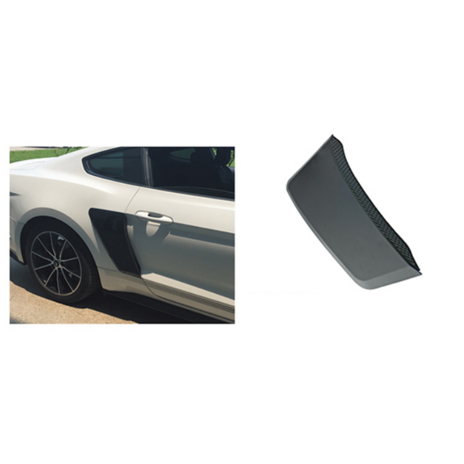 GT-Type Rear Side Scoops/ MTP-MUST-025 for FORD