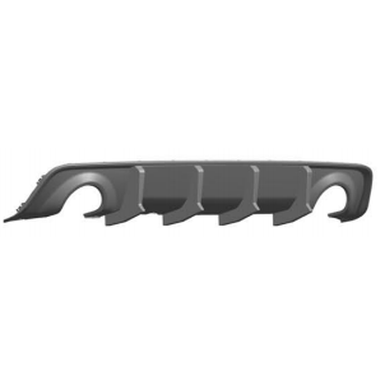 Speed Rear diffuser For Widebody bumper MTP-CHARG-049 for DODGE