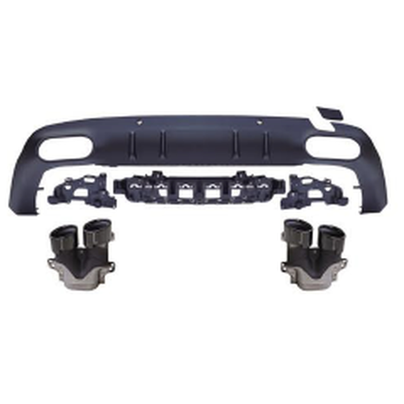 CLS53 Rear Diffuser With black tips/(For AMG)/18+ MTP-W257-005 for BENZ