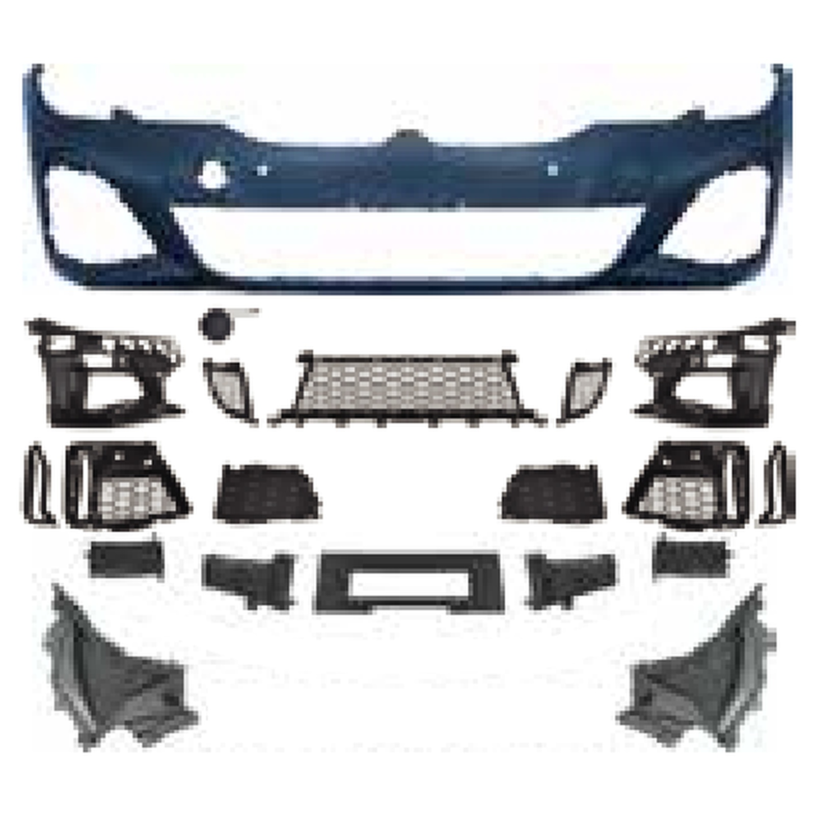 G20 M-Tech Front Bumper Assy MTP-G20-053 for BMW