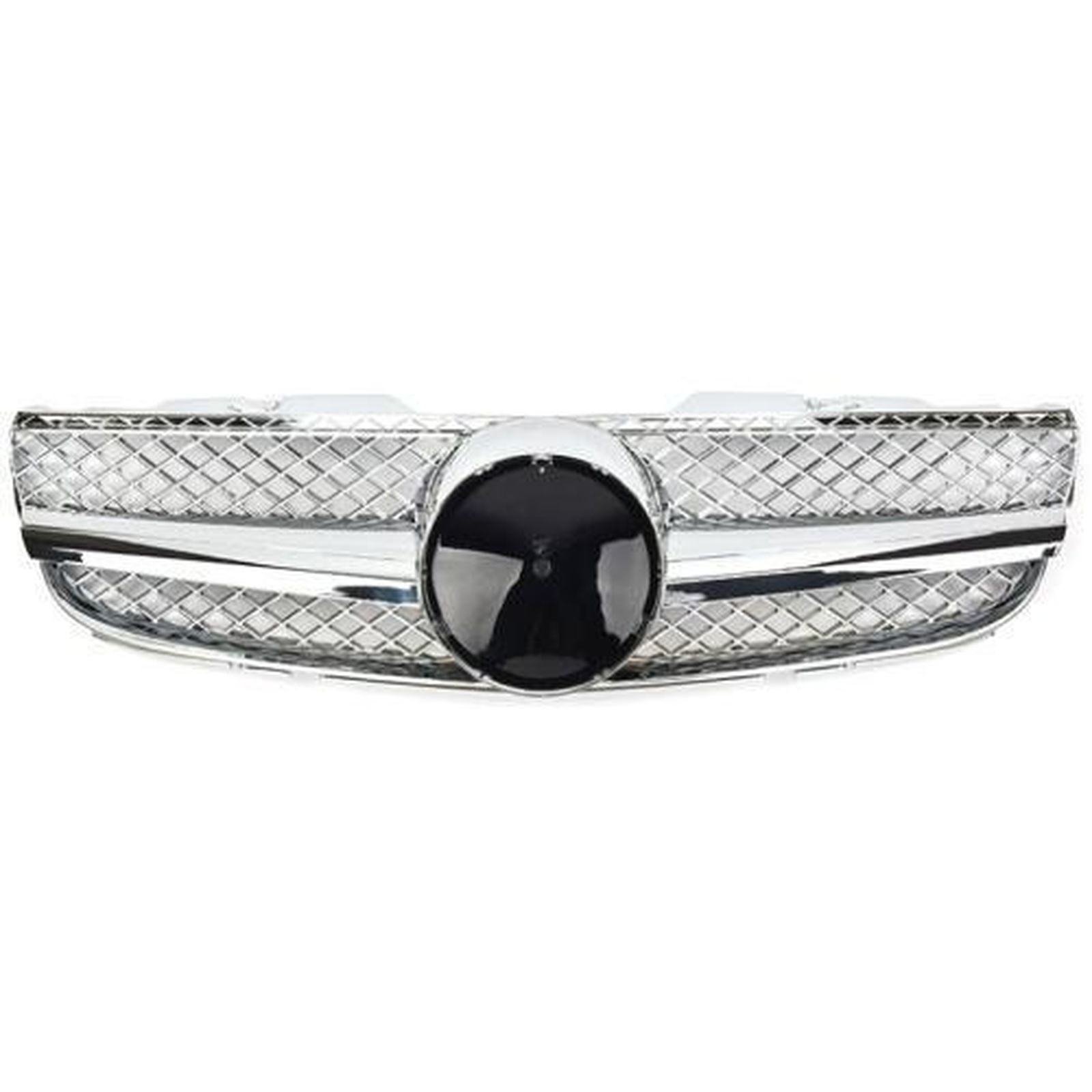 AMG Grille Silver Chrome MTP-BZG-120 for BENZ