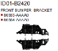 Bracket,Front Bumper HN1070050 for 现代 Hyundai