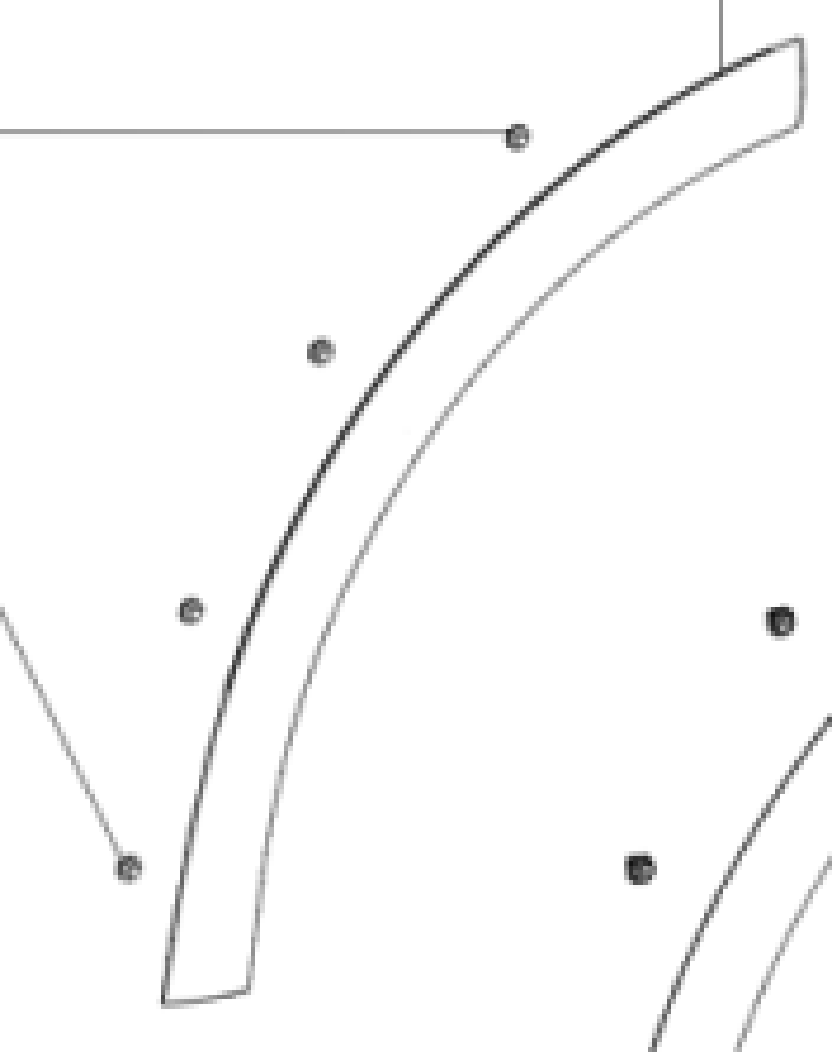 Wheel Arch Moldings TS0060641R1 for 特斯拉 Tesla