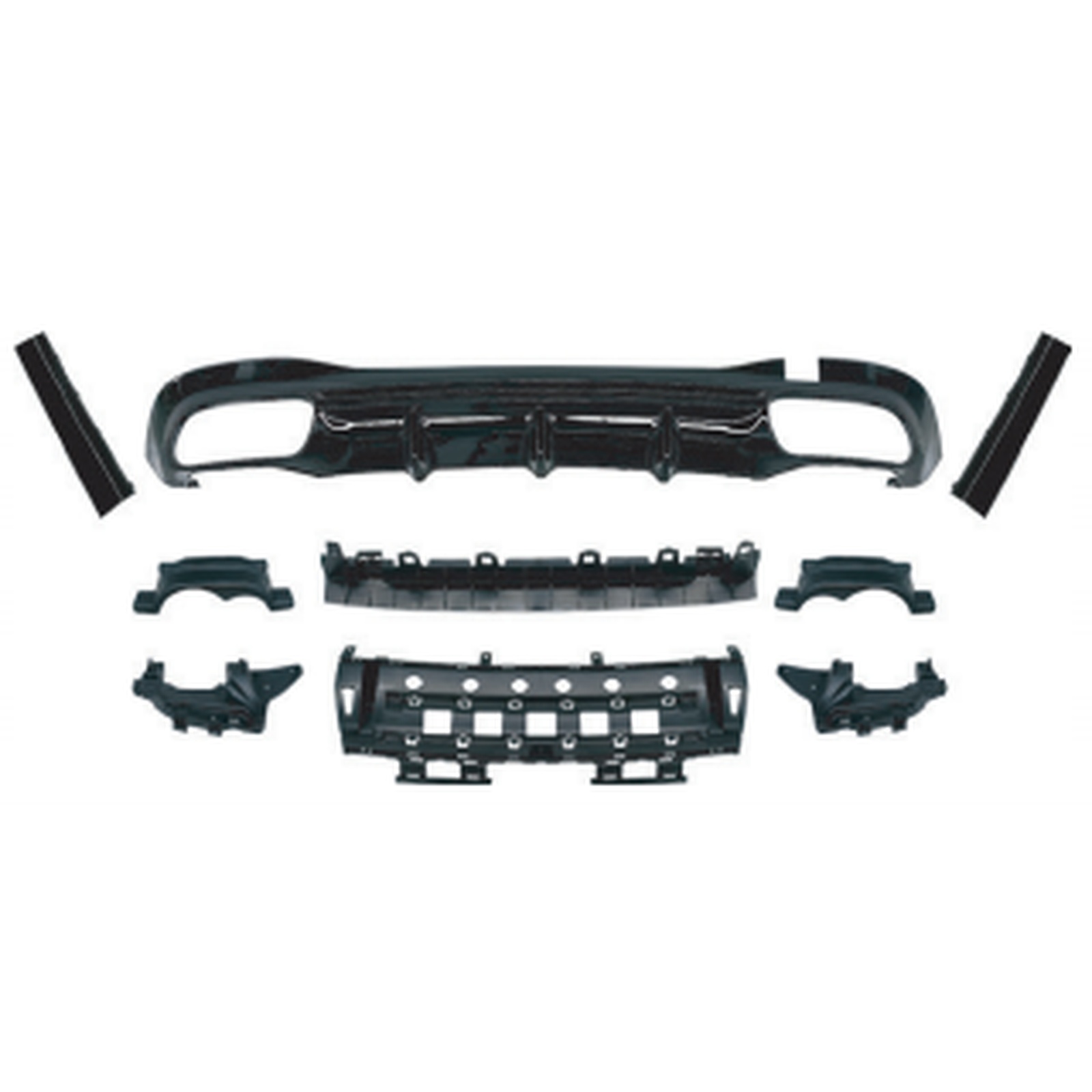 S63 Rear Diffuser MTP-W223-014 for BENZ