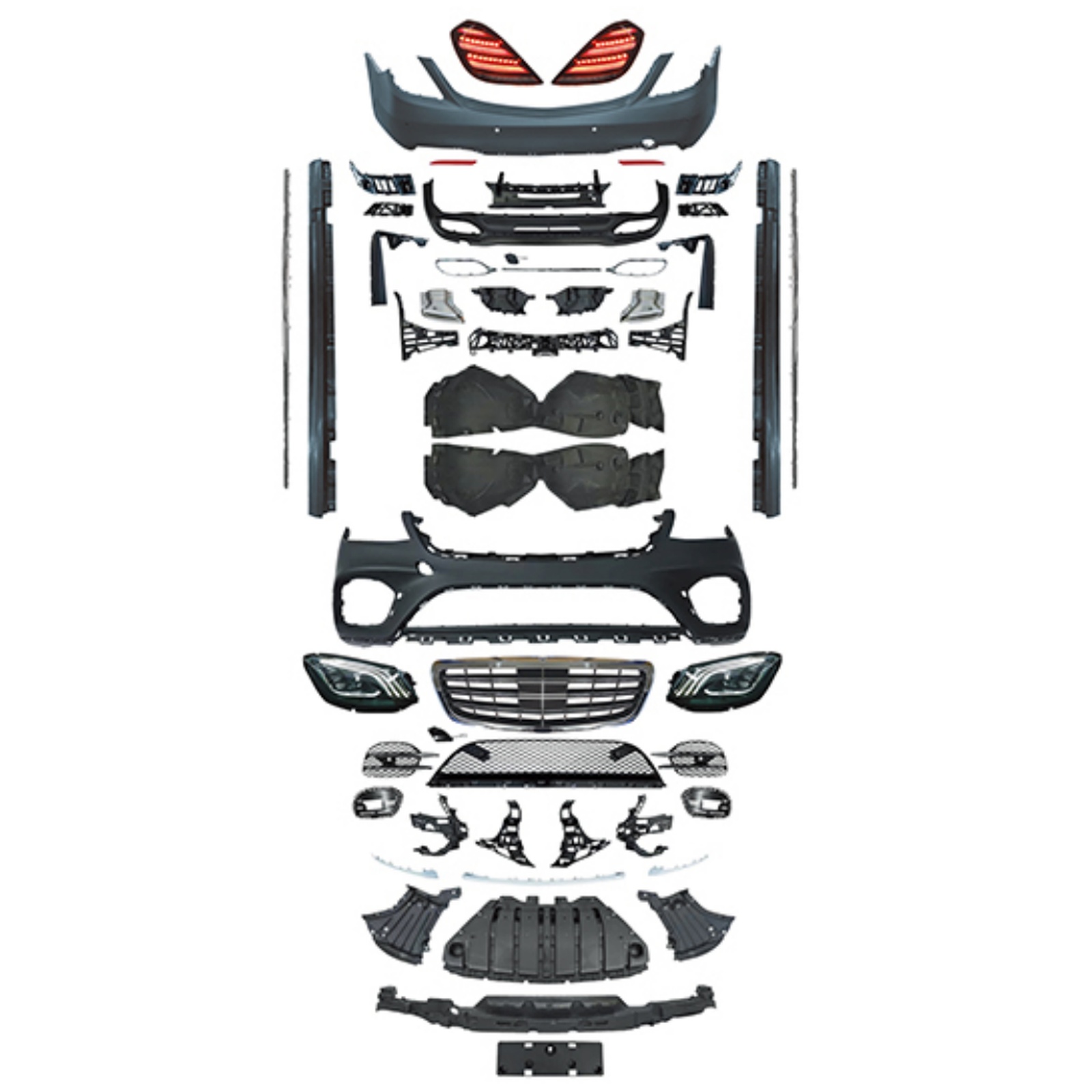 Old To New S450 Body Kit For W222 14-17 MTP-W222-005 for BENZ