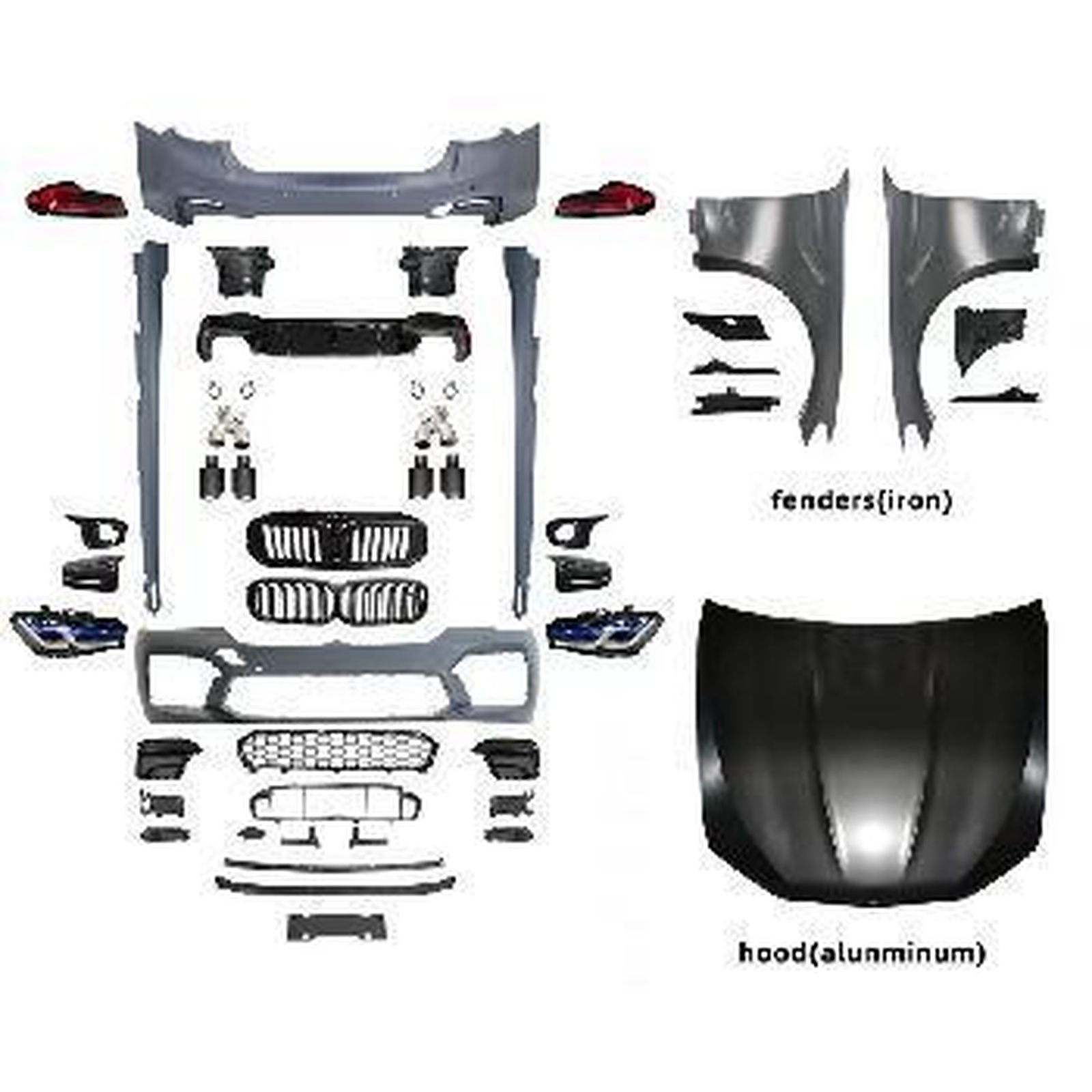 G30 upgrade to 21 M5 body kit complete MTP-G30-031 for BMW