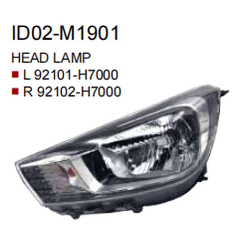Head Lamps KA0650111 for 起亚 Kia