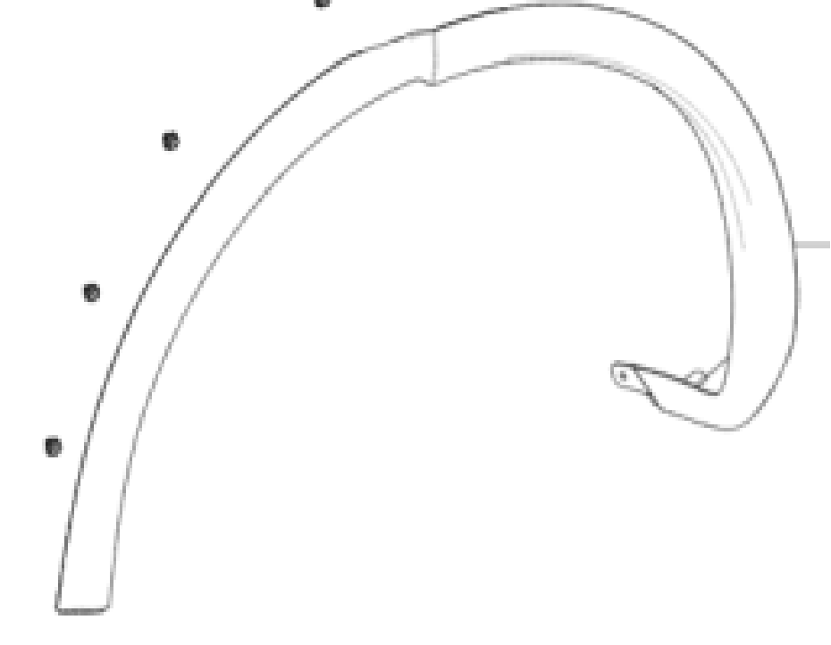 Wheel Arch Moldings TS0060641SE for 特斯拉 Tesla