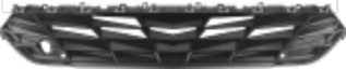 Grille HN1070070P for 现代 Hyundai