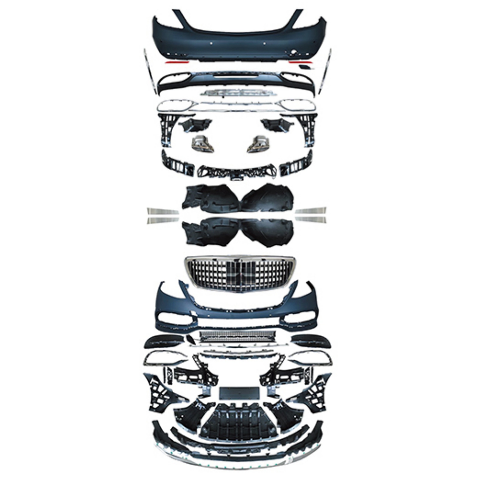 MBH Bodykit For 18-22 MTP-W222-008 for BENZ