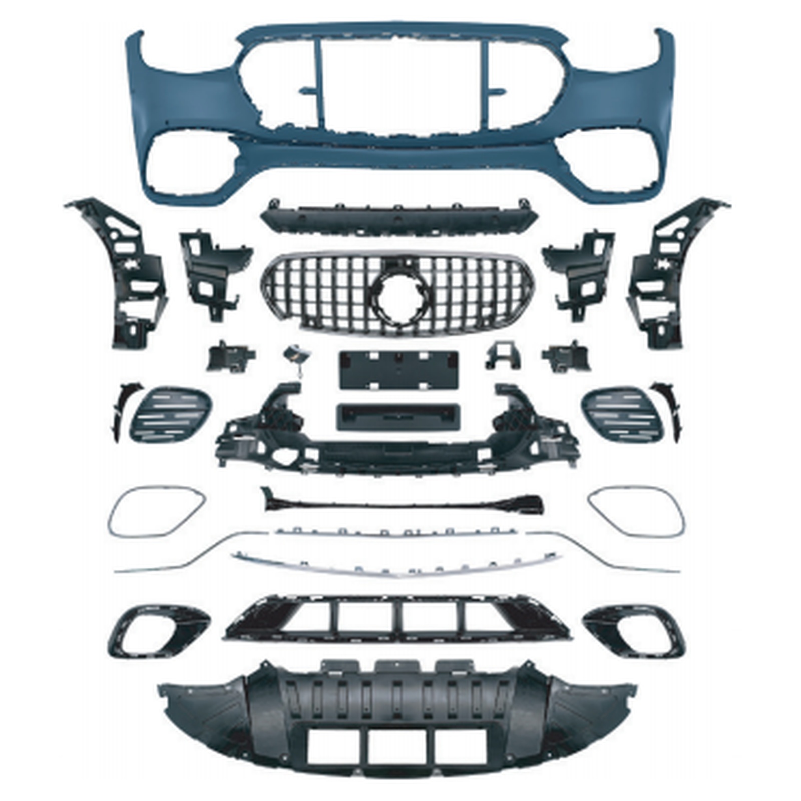 S63 Front Bumper Assy MTP-W223-012 for BENZ