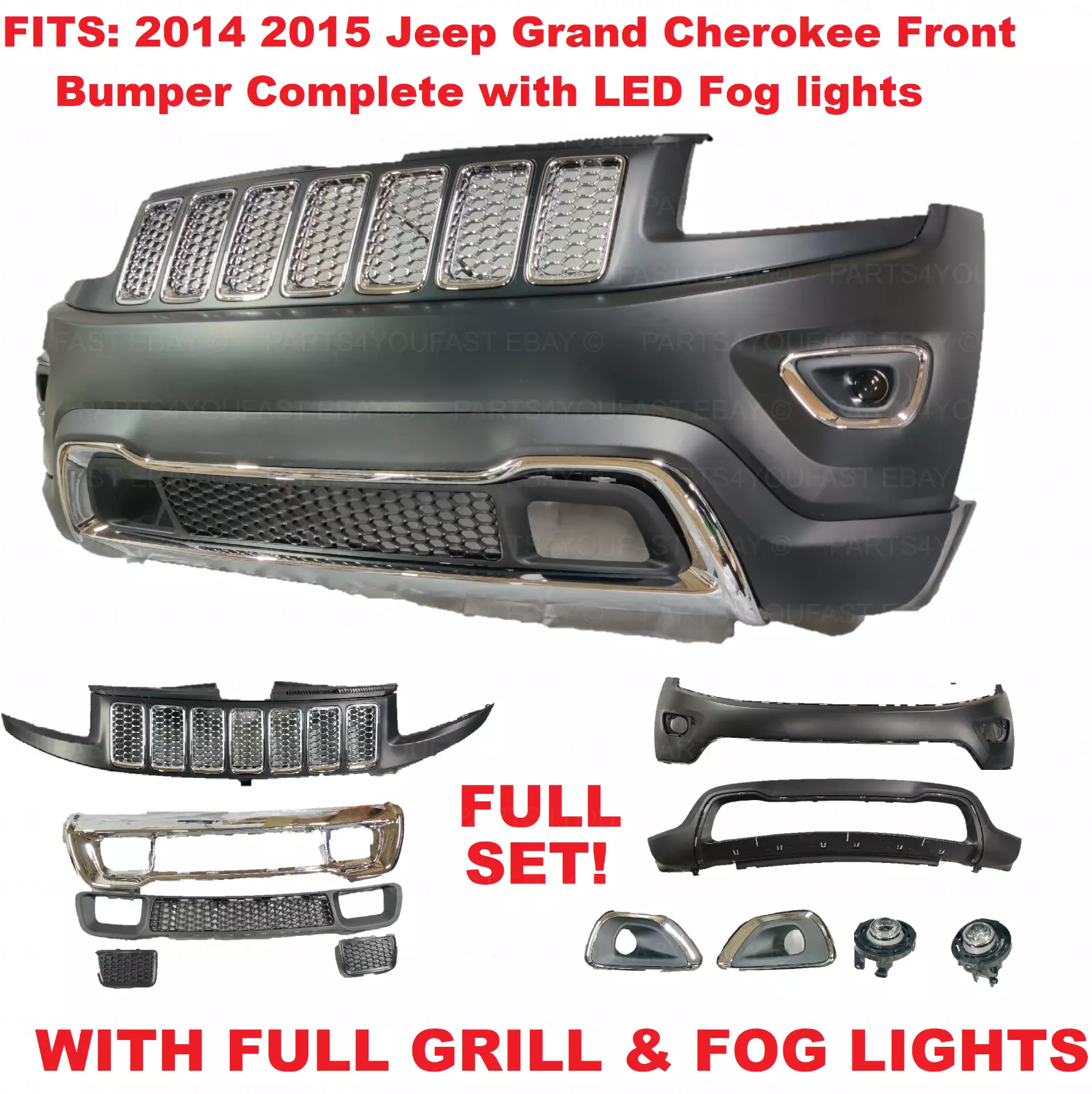 Front Bumper Assy JP0051660 for 吉普 Jeep