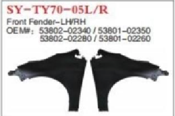 Fender,Front TY0620021 for 丰田 Toyota