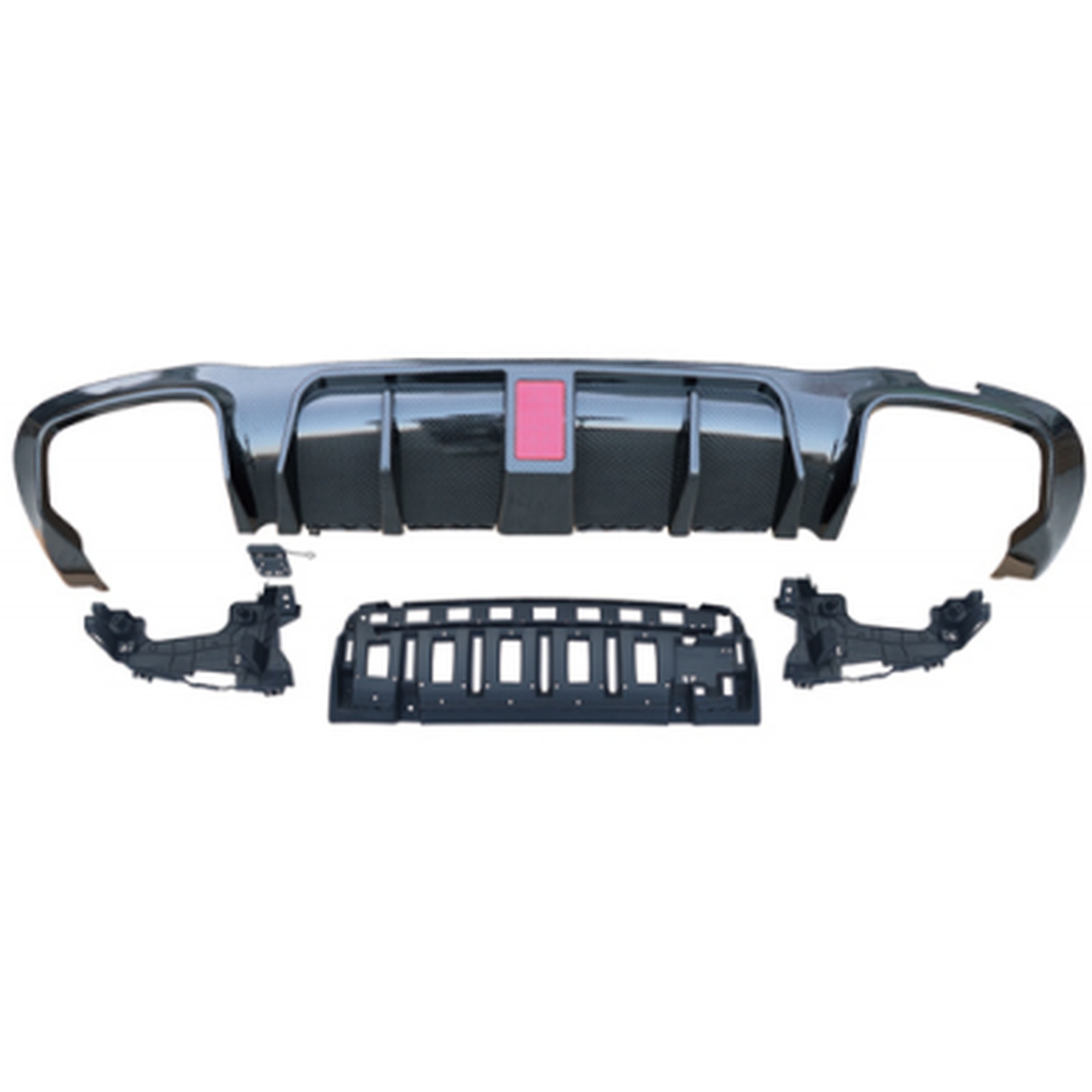 BRS Rear Diffuser/For AMG Sedan/Carbon Look/ MTP-W213-025 for BENZ