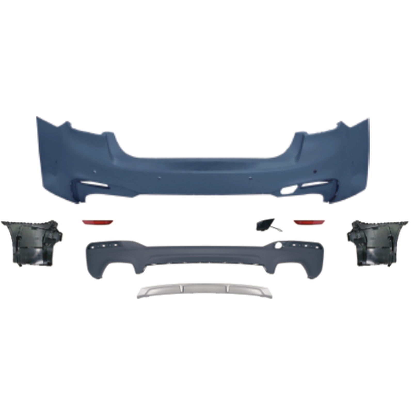 G30 M-Tech Rear Bumper Assy MTP-G30-089 for BMW