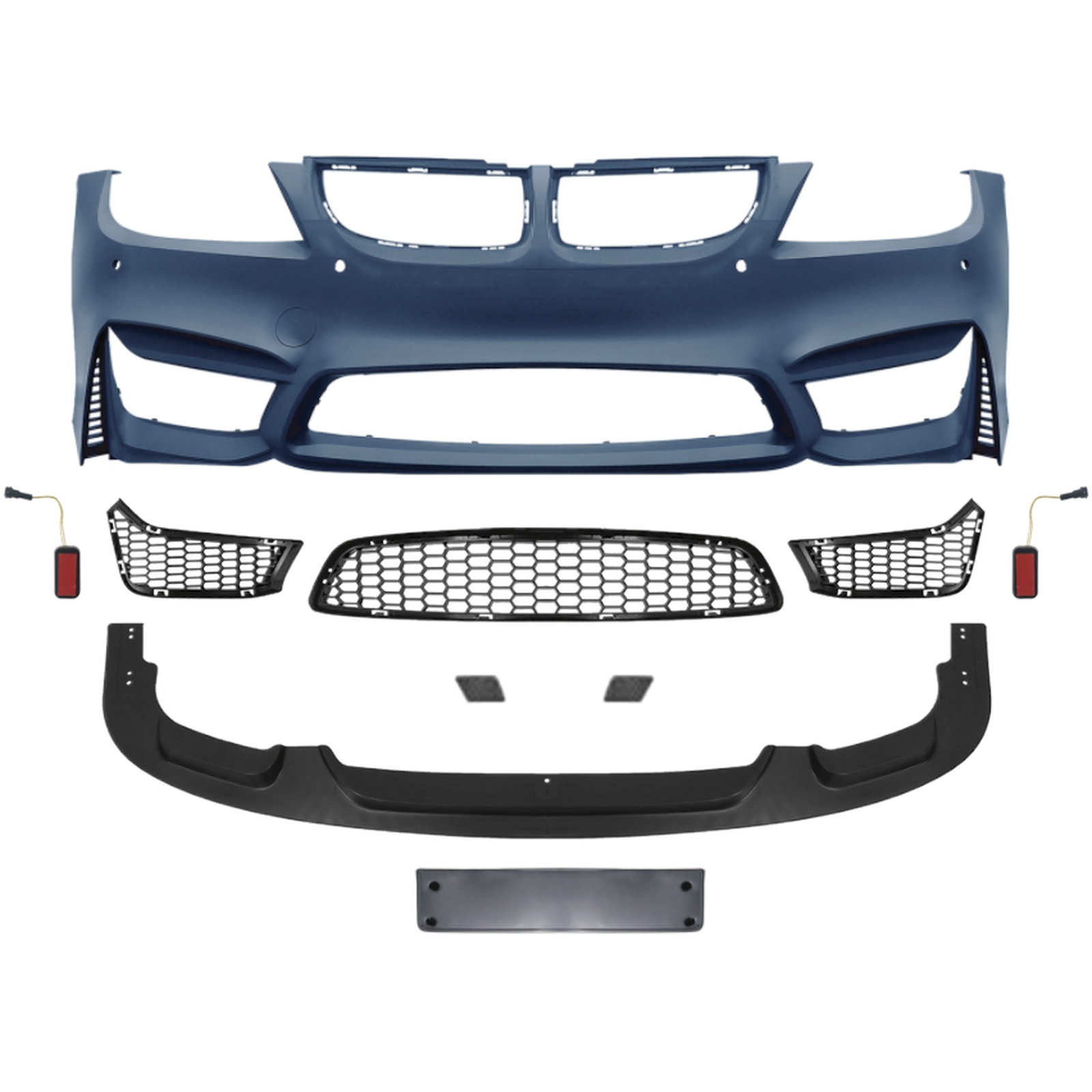 E90 M4 Front Bumper Assy Without fog lamp hole MTP-E90-016 for BMW
