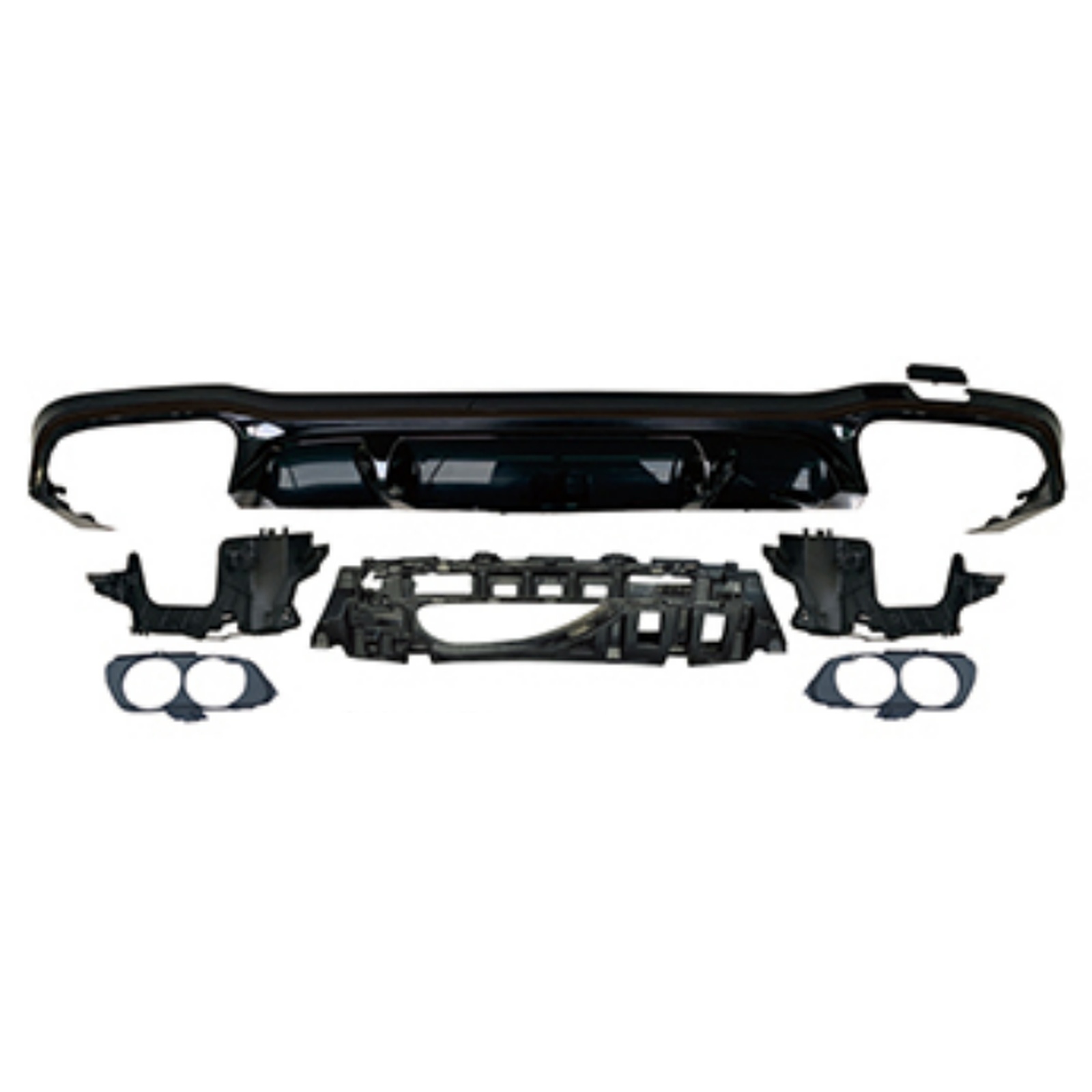 E53 GT Rear Diffuser/Black MTP-W213-039 for BENZ