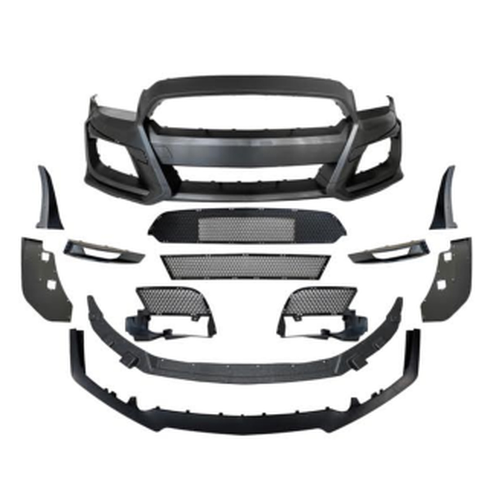 Old To New GT500 Front Bumper For 13-14 V6&GT MTP-MUST-076-2 for FORD