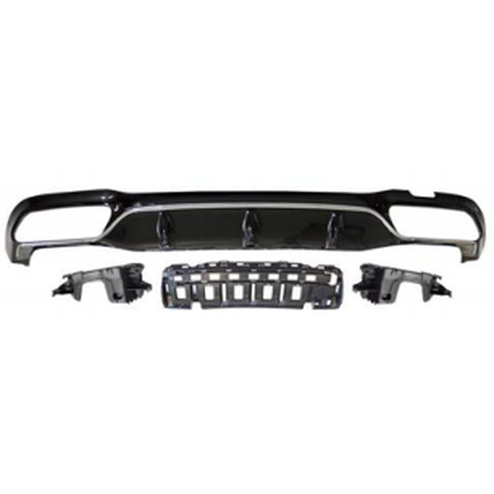 E63 Rear Diffuser/For AMG/Silver/ MTP-W213-014 for BENZ
