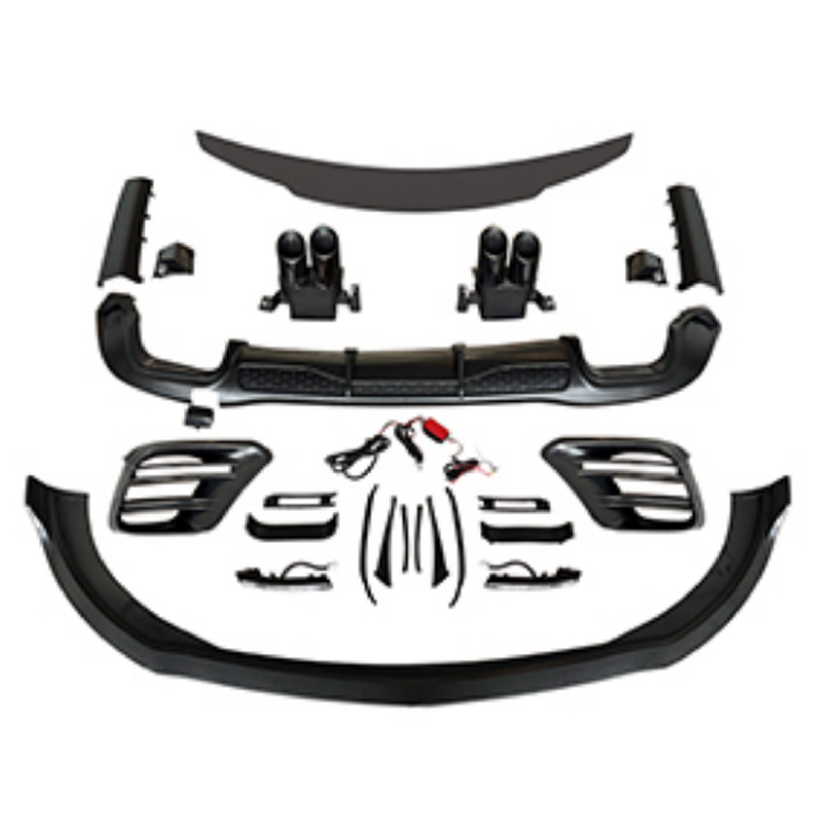 S450 BS Aerokit/Gloss Black MTP-W223-006 for BENZ